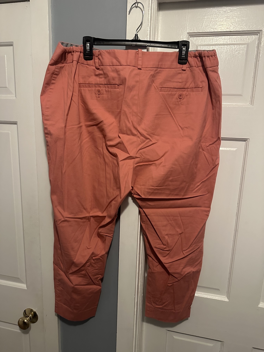 Talbots Coral Pink Women's Ankle Pants - Picture 2 of 4